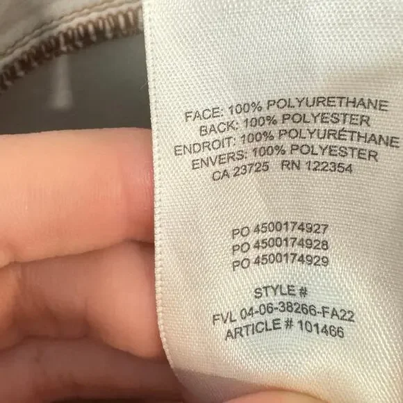 ARITZIA WILFRED The Melina™ Pant High-waisted Vegan Leather Camel Brown Size 6 - Picture 8 of 9